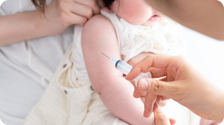 生後2か月から予防接種可能!予防接種や乳幼児健診の専用時間あり